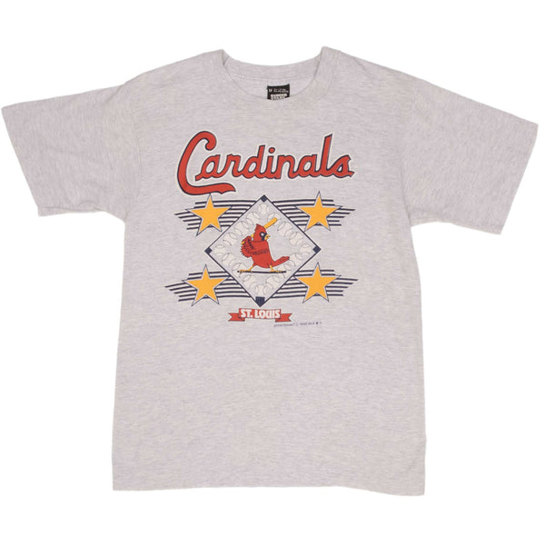Vintage MLB St Louis Cardinals Tee Shirt 1992 Size Small Made In USA With Single Stitch Sleeves