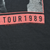 Close-up of Tour 1989 text and copyright detail on the front graphic