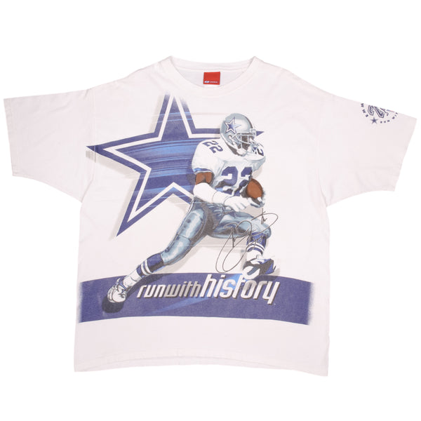 Vintage Nfl Dallas Cowboys Emmitt James Smith III Tee Shirt 2000S Size XL