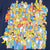 VINTAGE THE SIMPSONS ALL CHARACTERS TEE SHIRT 2007 SIZE MEDIUM