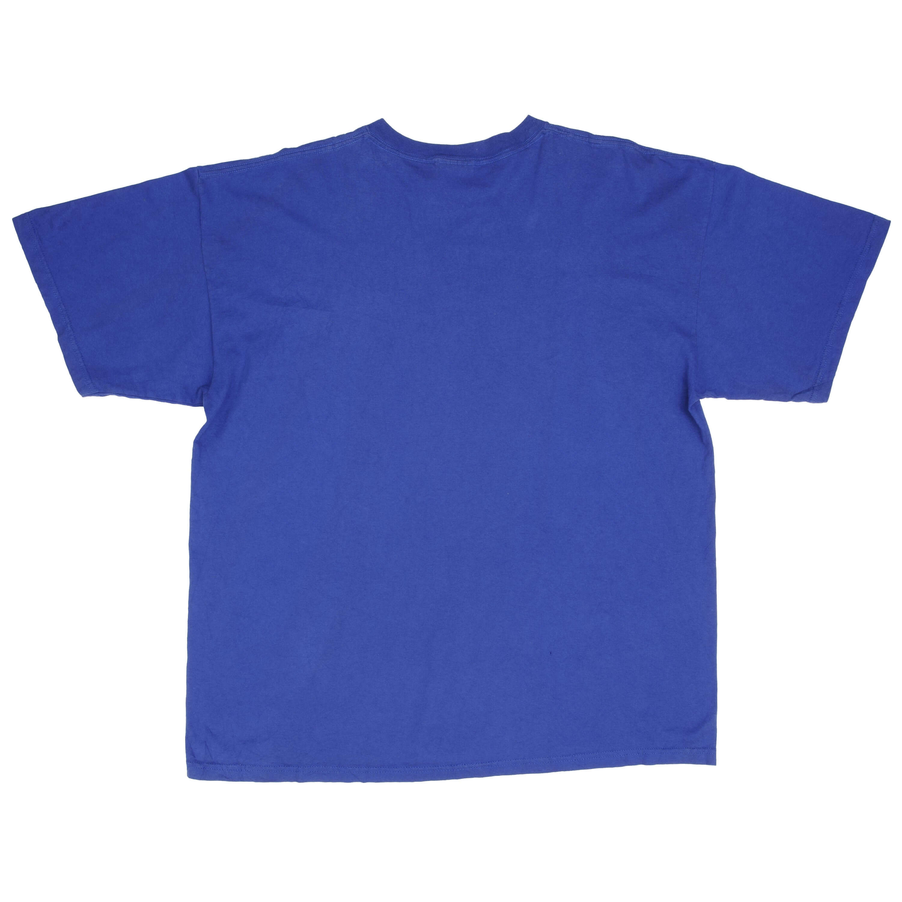 Vintage Nike Classic Swoosh Blue Tee Shirt Size 1990s Size XL Made In USA