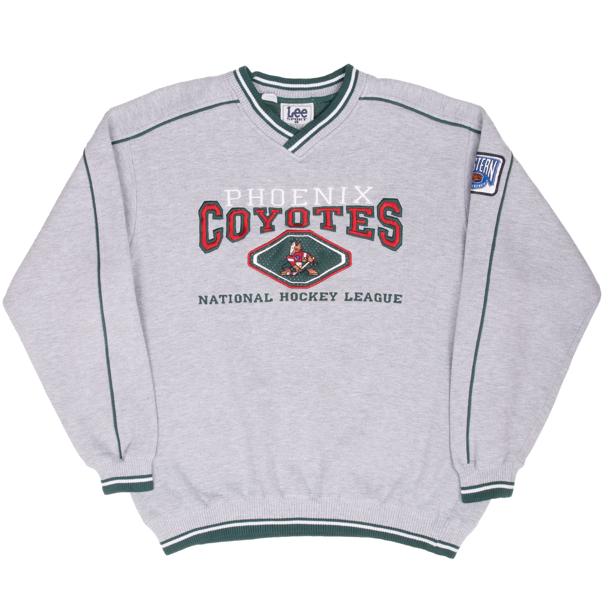 Vintage Nhl Phoenix Coyotes Embroidered Sweatshirt 1990S Size Large