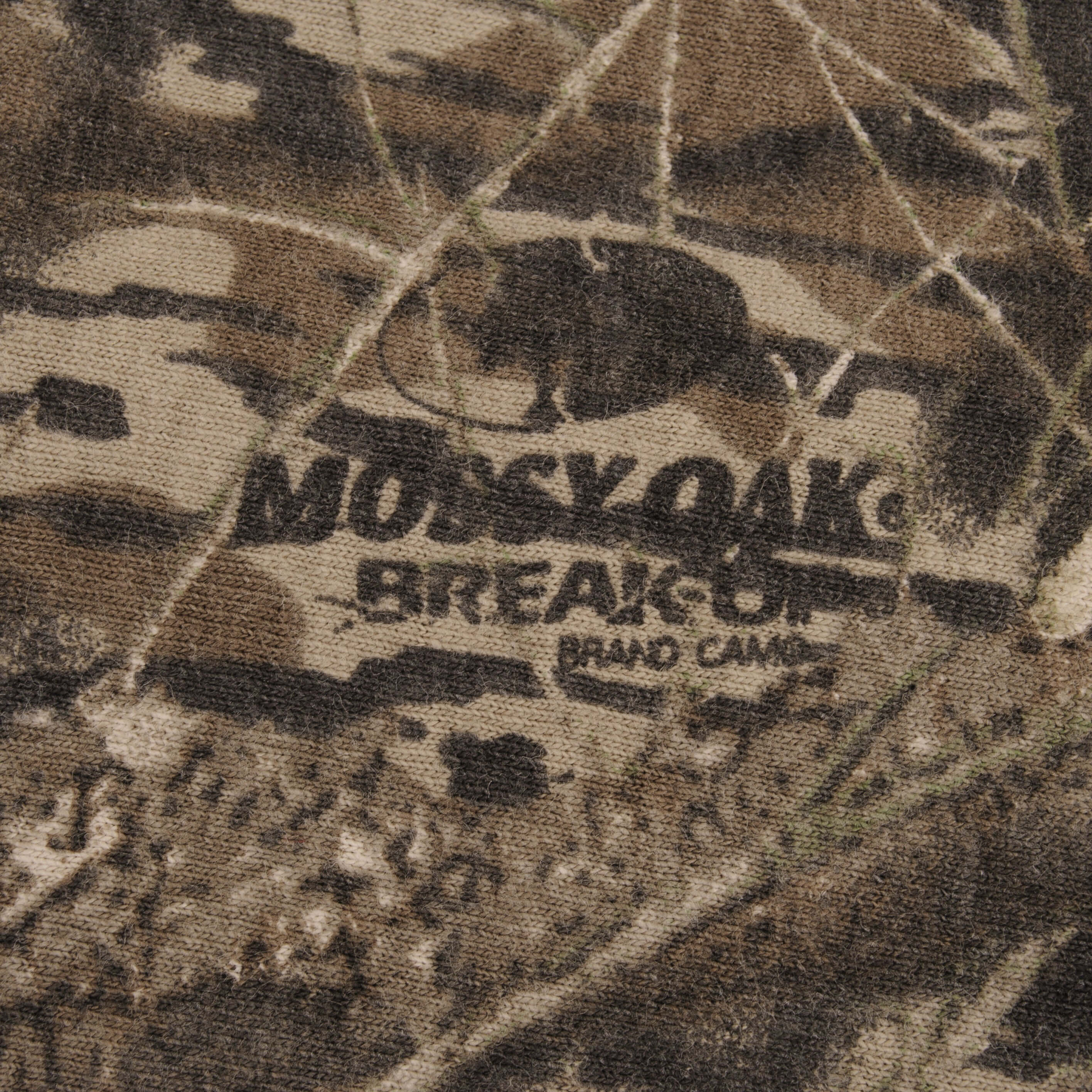 Vintage Hunting Mossy Oak Break Up Camo Long Sleeve Pocket Tee Shirt Size 2XL