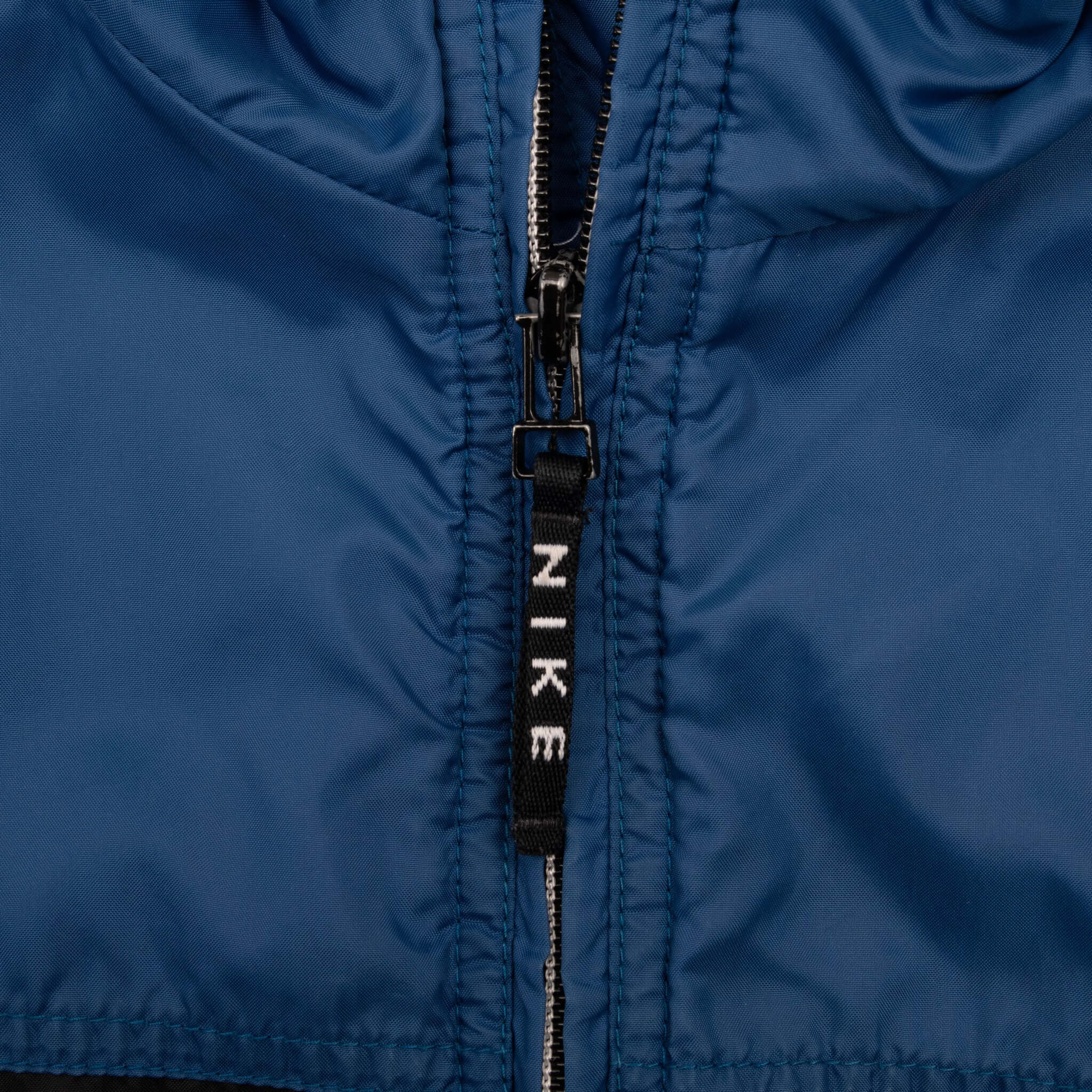 Vintage Nike Classic Swoosh Blue Windbreaker Jacket 1990S Size XL