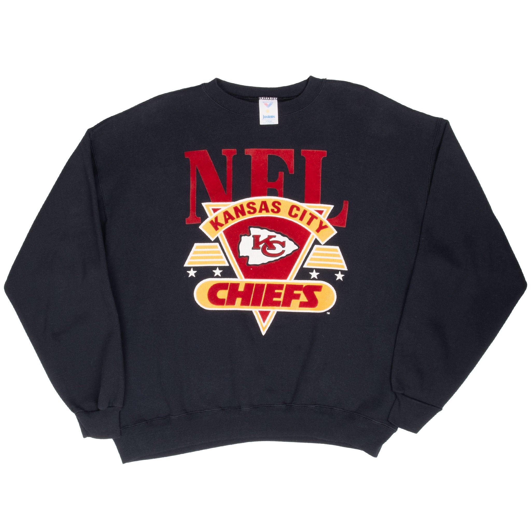 Vintage Nfl Kansas City Chiefs Velvet 1980S Sweatshirt Size XL Made In Usa
