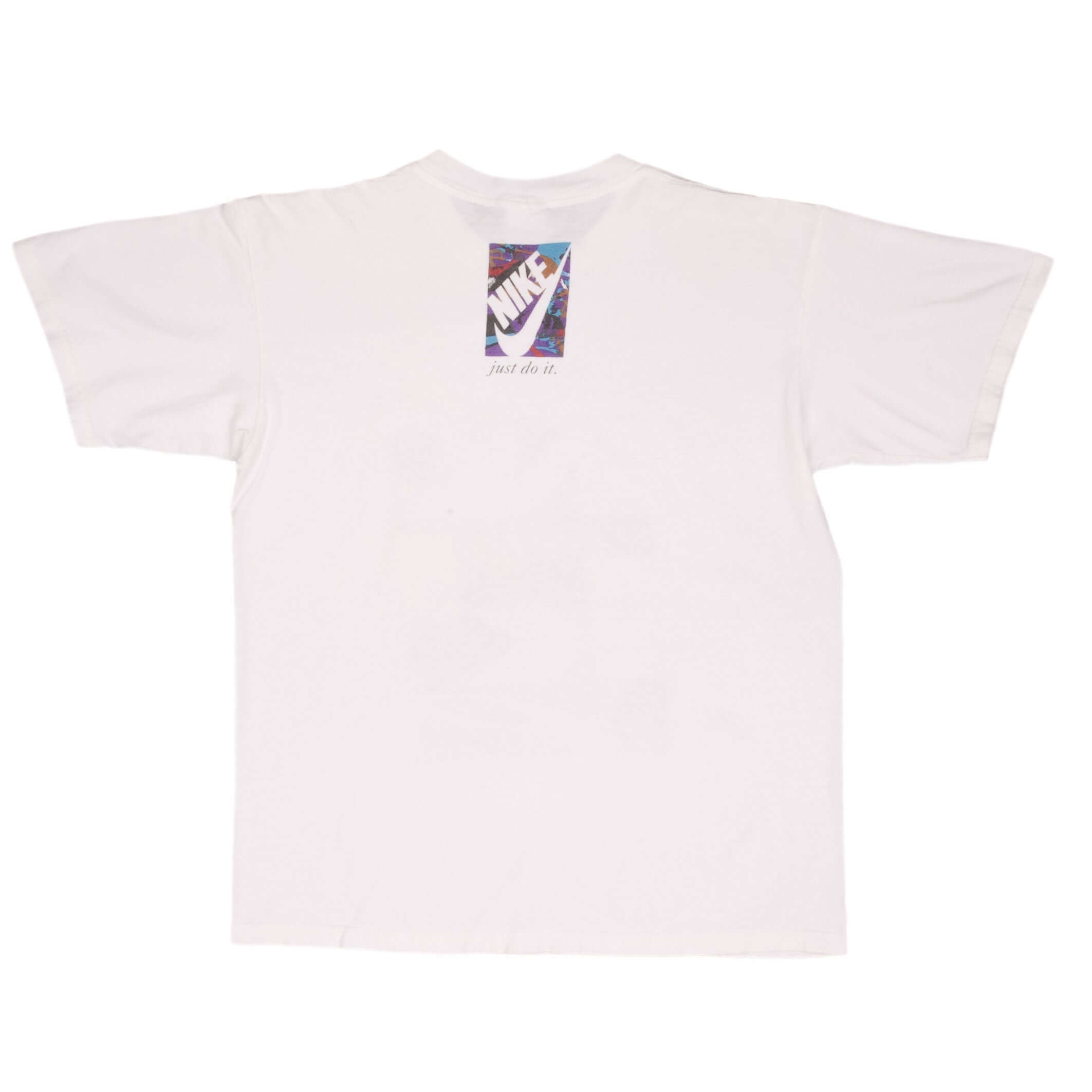 Vintage Nike The Roads Are Always Open Black Label Tee Shirt 1990S Size Medium Made In USA