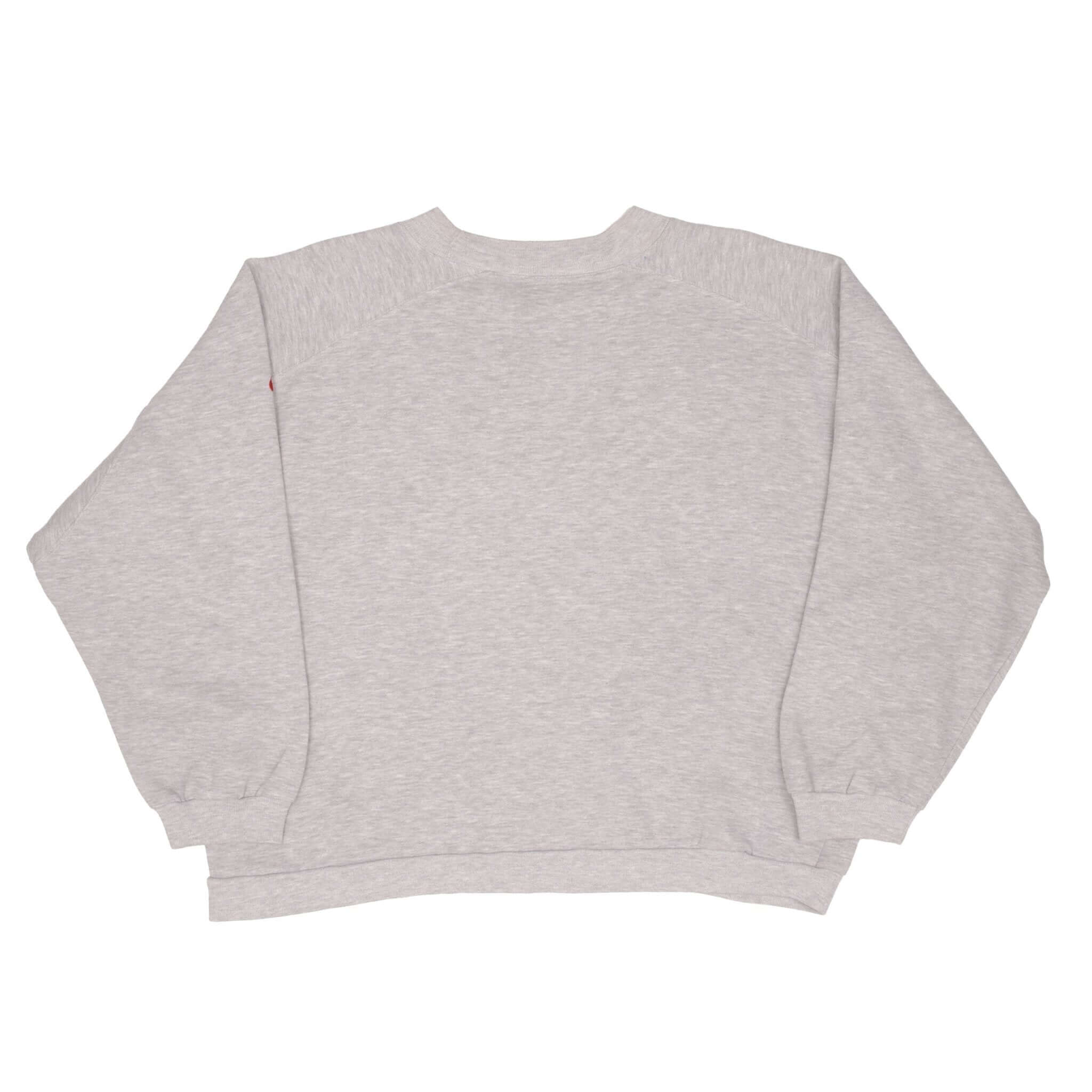 Vintage Nike Just Do It Spellout Gray Sweatshirt 1980S Size 2XL