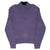 Vintage Polo Ralph Lauren Purple Knit Quarter 1/4 Zip Sweater 1990S Size Large