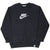 Vintage Nike Big Swoosh Black Sweatshirt 2000S Size 2XL