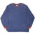 Vintage Nike Big Swoosh Navy Blue Sweatshirt 1990S Large