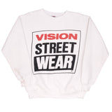 Vintage Vision Streetwear Skate 1987S Sweatshirt With Pockets Size Large