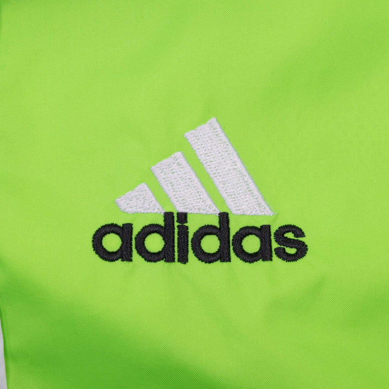 Vintage Adidas Neon Green Windbreaker Jacket 1990S Size Large