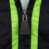 Vintage Adidas Neon Green Windbreaker Jacket 1990S Size Large
