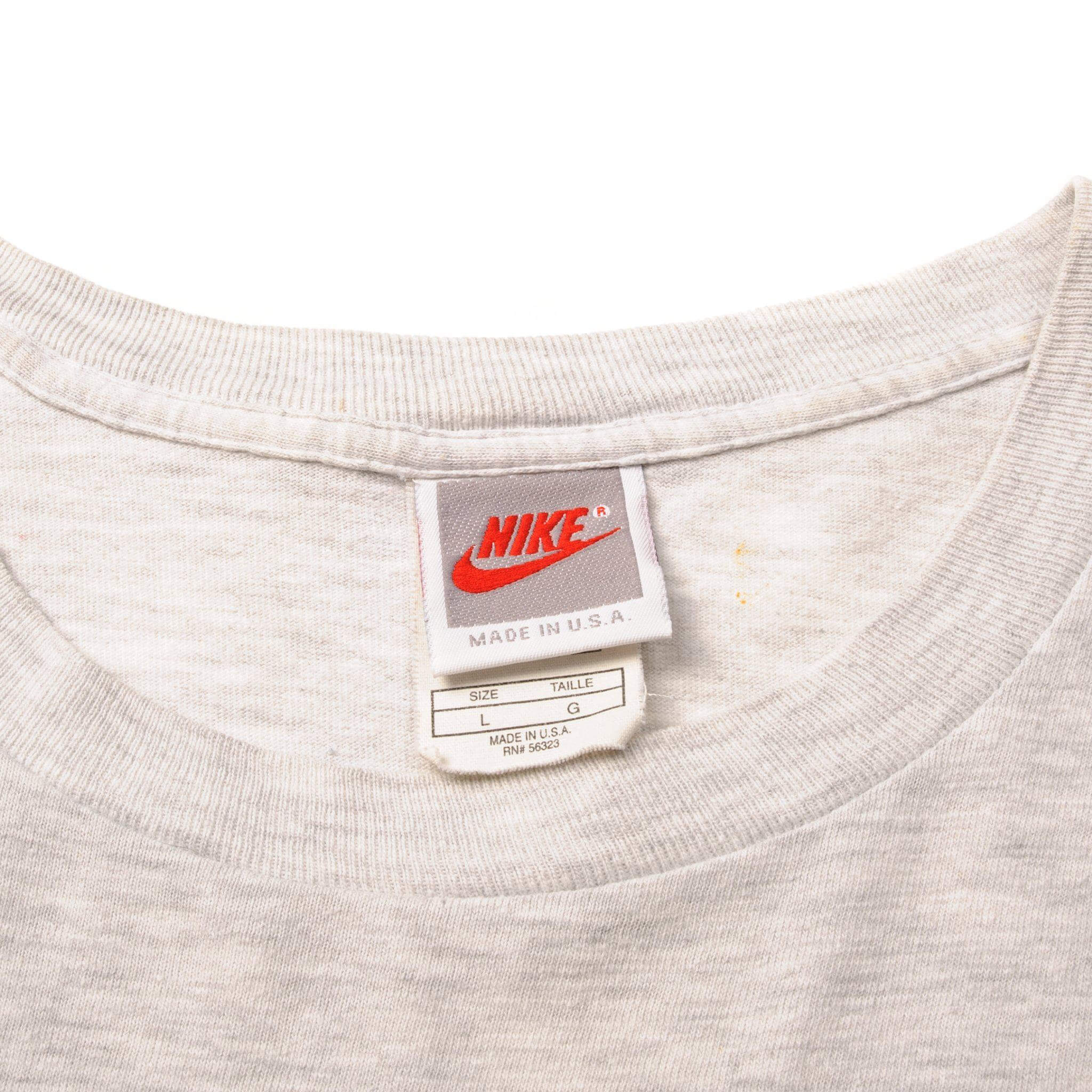 VINTAGE NIKE TEE SHIRT 1987-1994 SIZE LARGE MADE IN USA