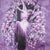 VINTAGE TIE-DYE THE MOUNTAIN FAIRY ANGEL PURPLE TEE SHIRT 2001 SIZE LARGE