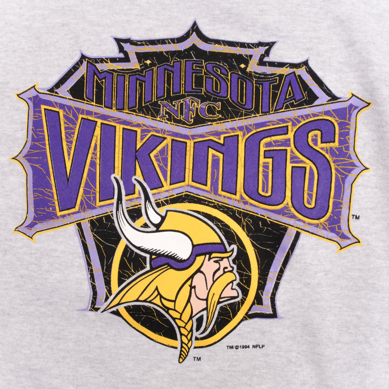 Vintage Nfl Minnesota Vikings Sweatshirt 1994 Size Large Made In Usa