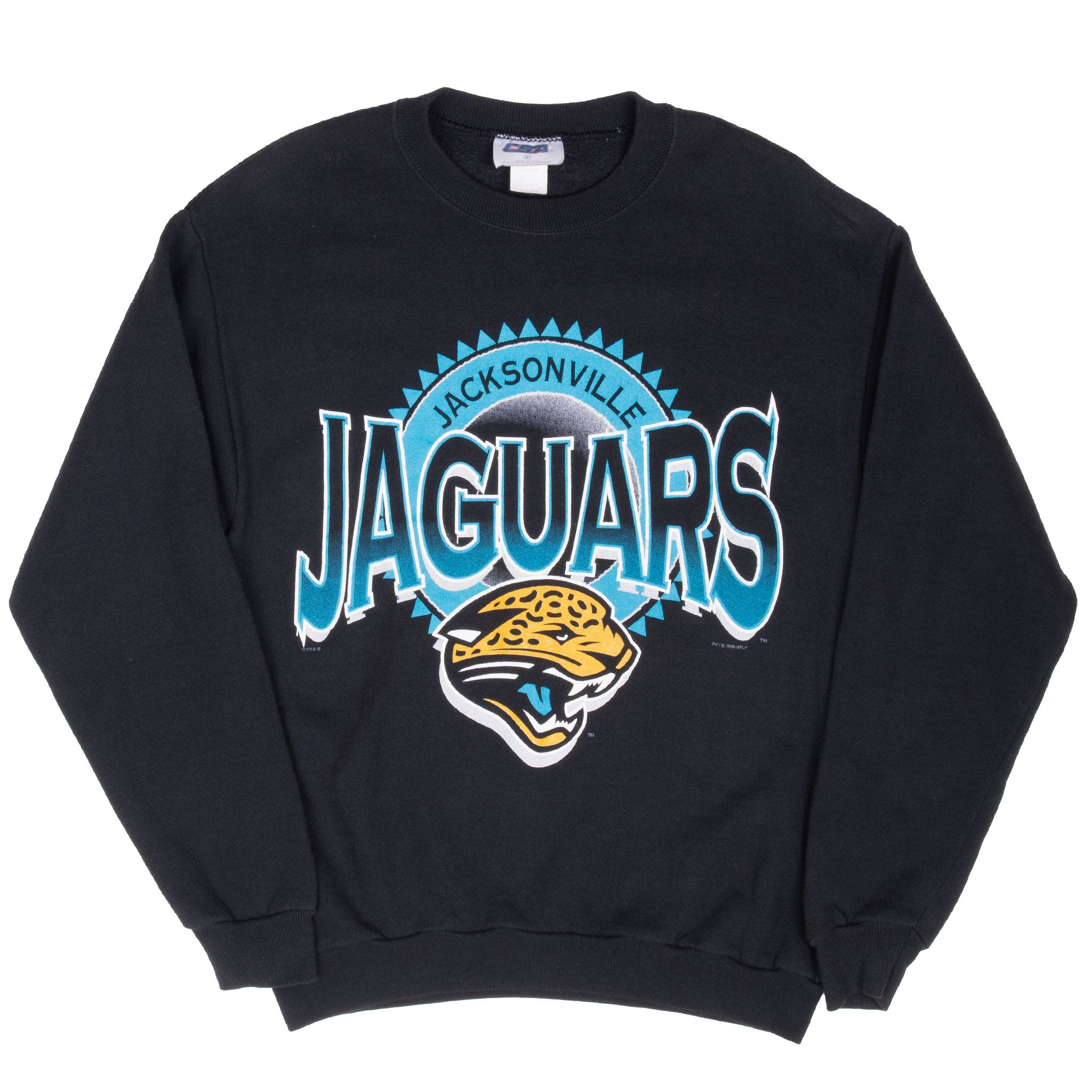 Vintage Nfl Jacksonville Jaguars 1995 Sweatshirt Size Medium Made In Usa