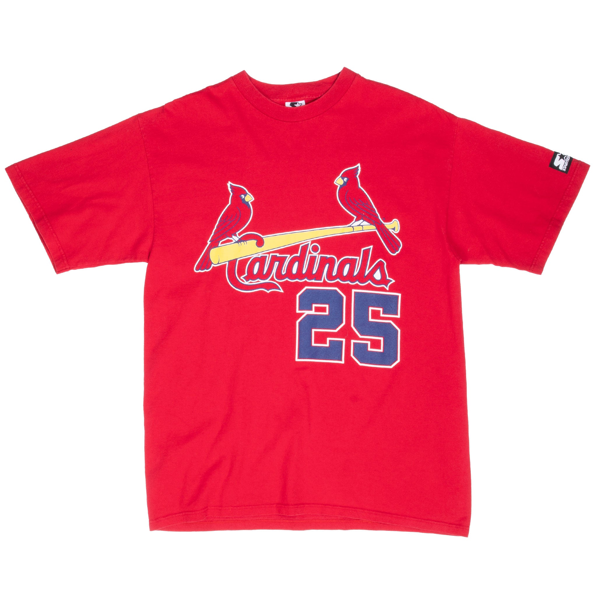 VINTAGE MLB ST LOUIS CARDINALS MARK MCGWIRE 1998 TEE SHIRT LARGE MADE IN USA