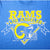 Vintage NFL Los Angeles Rams Tee Shirt Size Large Made In USA With Single Stitch Sleeves.