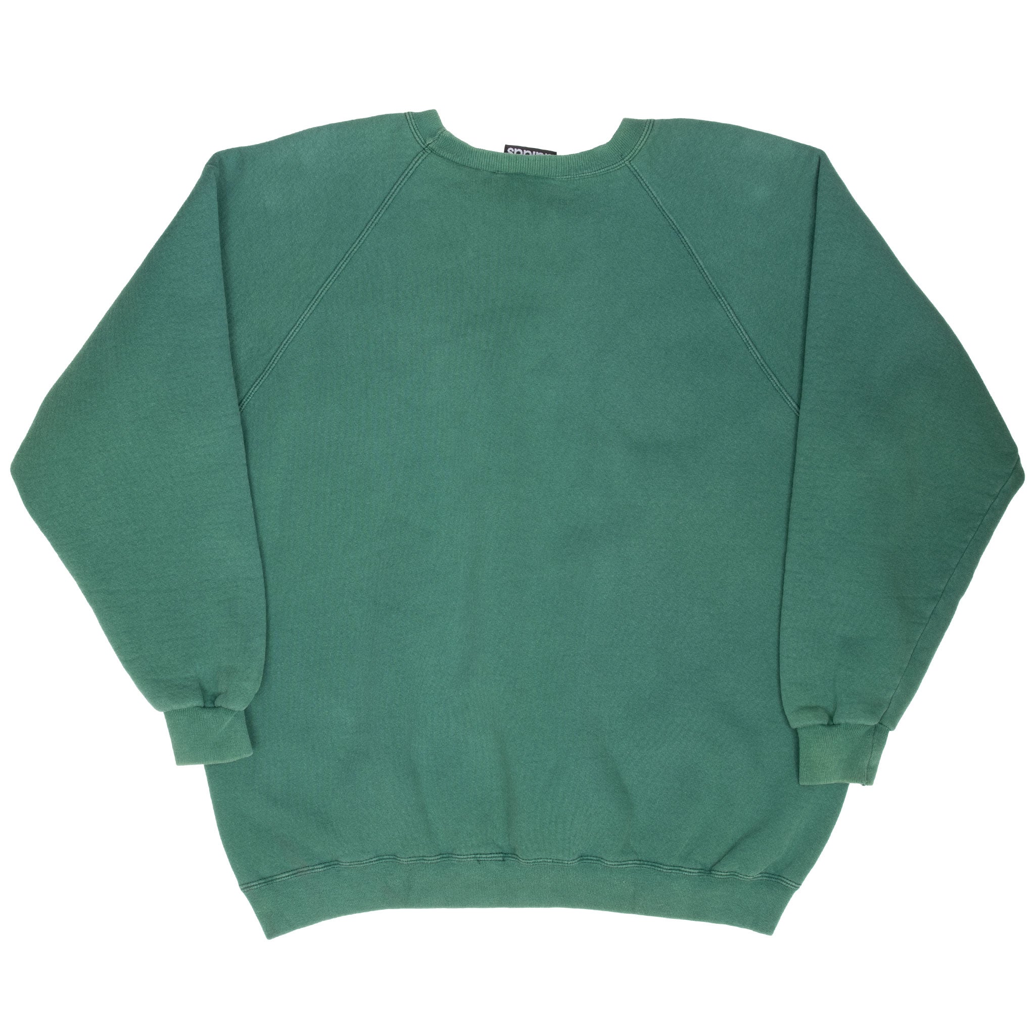 Vintage Adidas Spellout Green Crewneck Sweatshirt 1990S Size Large Made In USA