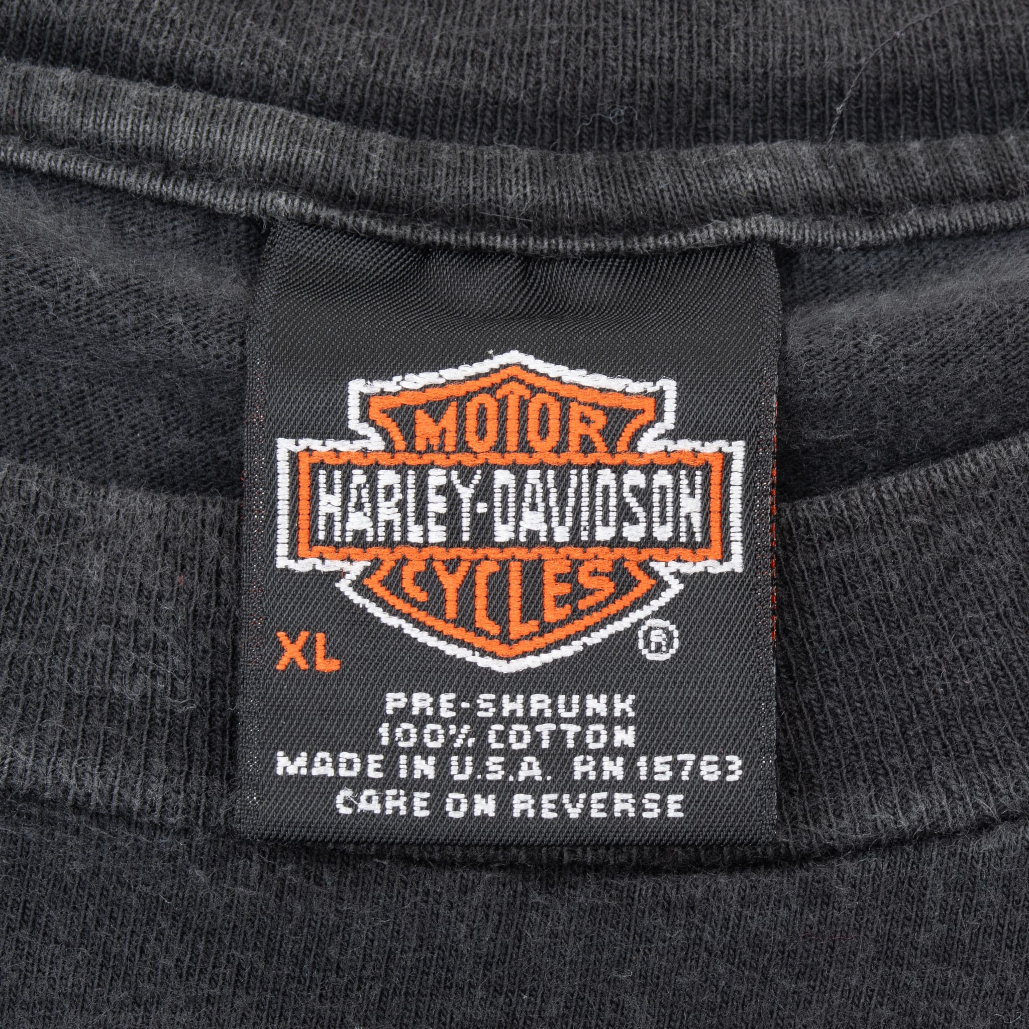 VINTAGE HARLEY DAVIDSON LONGVIEW TEXAS 1998 TEE SHIRT SIZE XL MADE IN USA