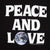Vintage Stussy Peace And Love Tee Shirt Size Large 