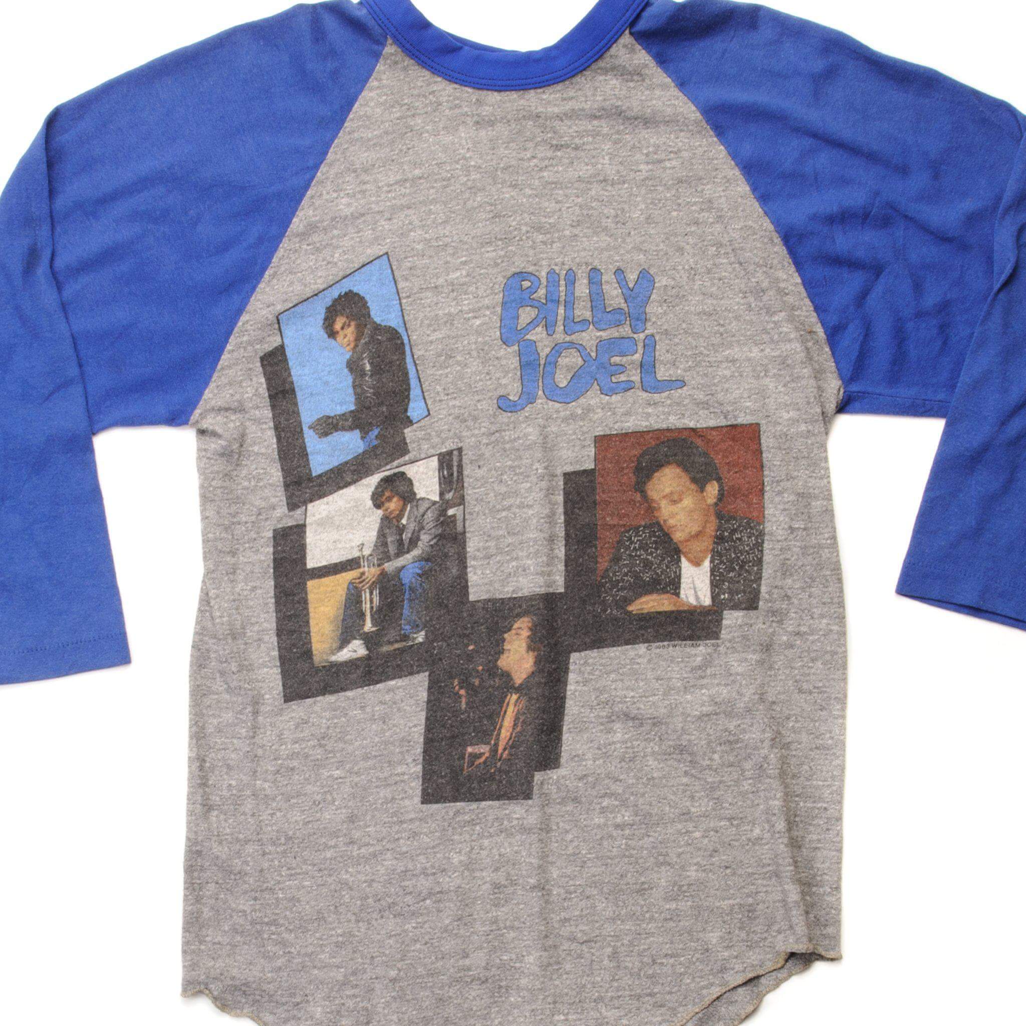 VINTAGE BILLY JOEL RAGLAN TEE SHIRT SIZE XS MADE IN USA