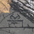 Close-up of Realtree logo printed within the camouflage pattern