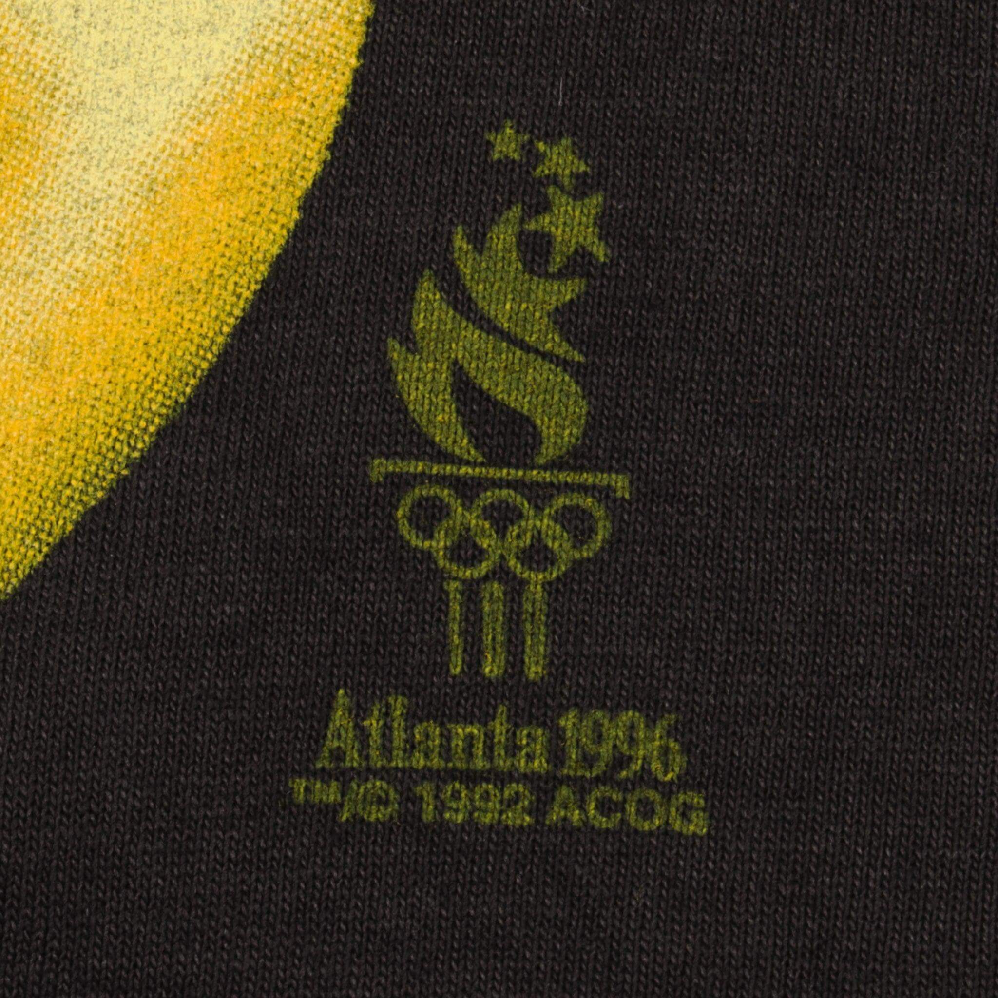 Vintage Atlanta Olympics 1996 Tee Shirt Size XL With Single Stitch Sleeves Made In USA