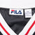 Vintage Fila Black Pullover Windbreaker Jacket 1990S Size 2XL