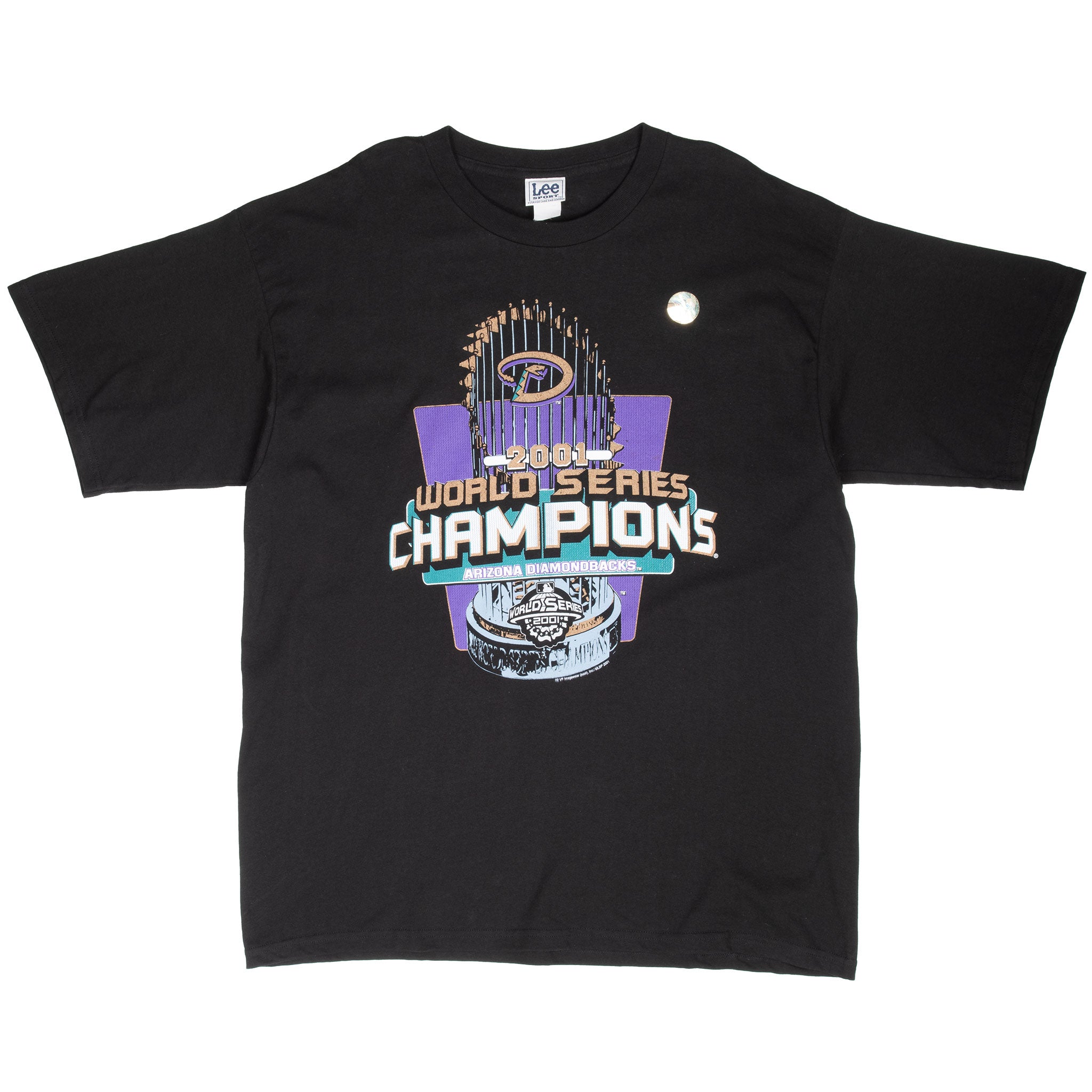 Vintage Mlb Arizona Diamondbacks World Champions 2001 Tee Shirt Size XL Deadstock