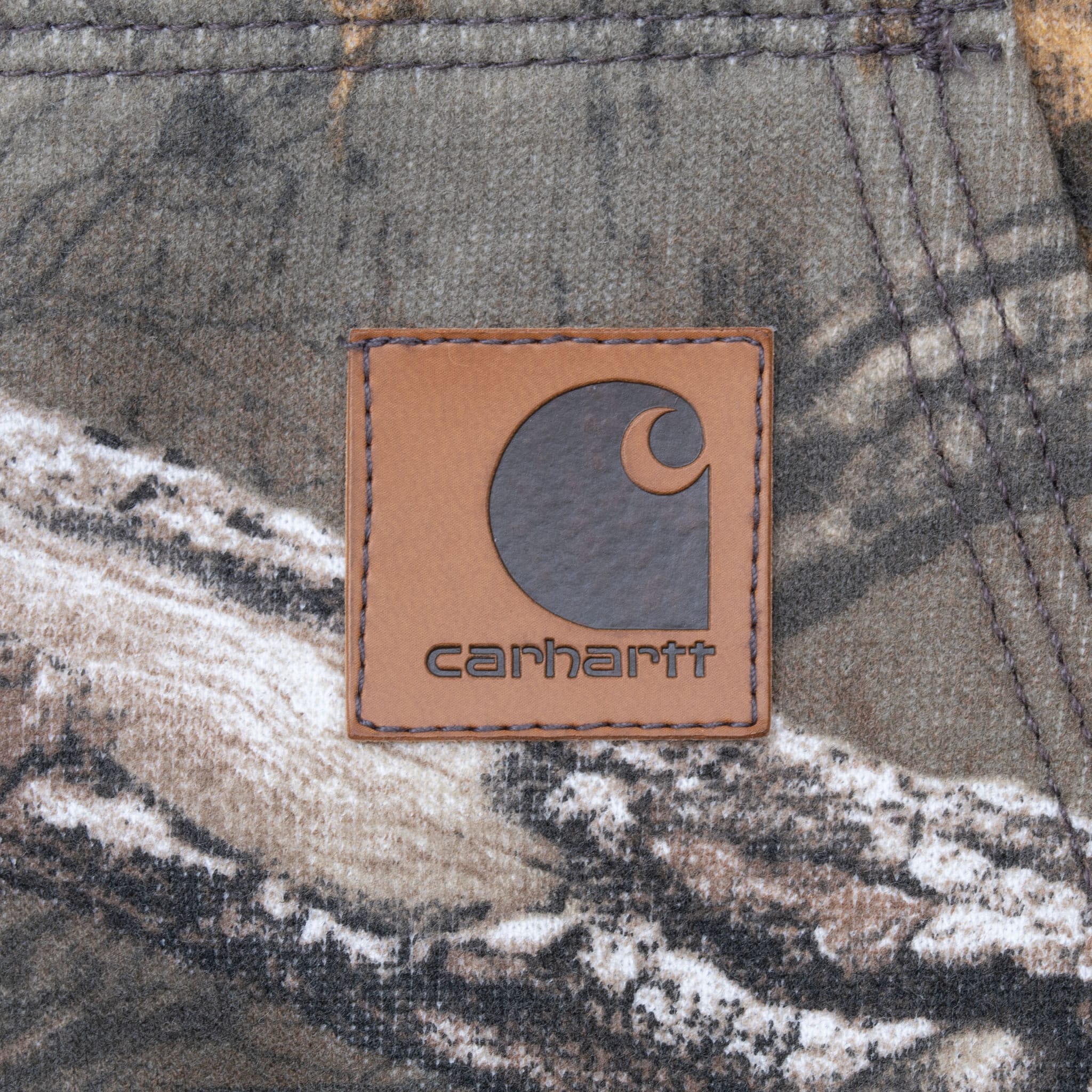 VINTAGE CARHARTT REALTREE CAMO ZIP HOODIE SWEATSHIRT SIZE MEDIUM