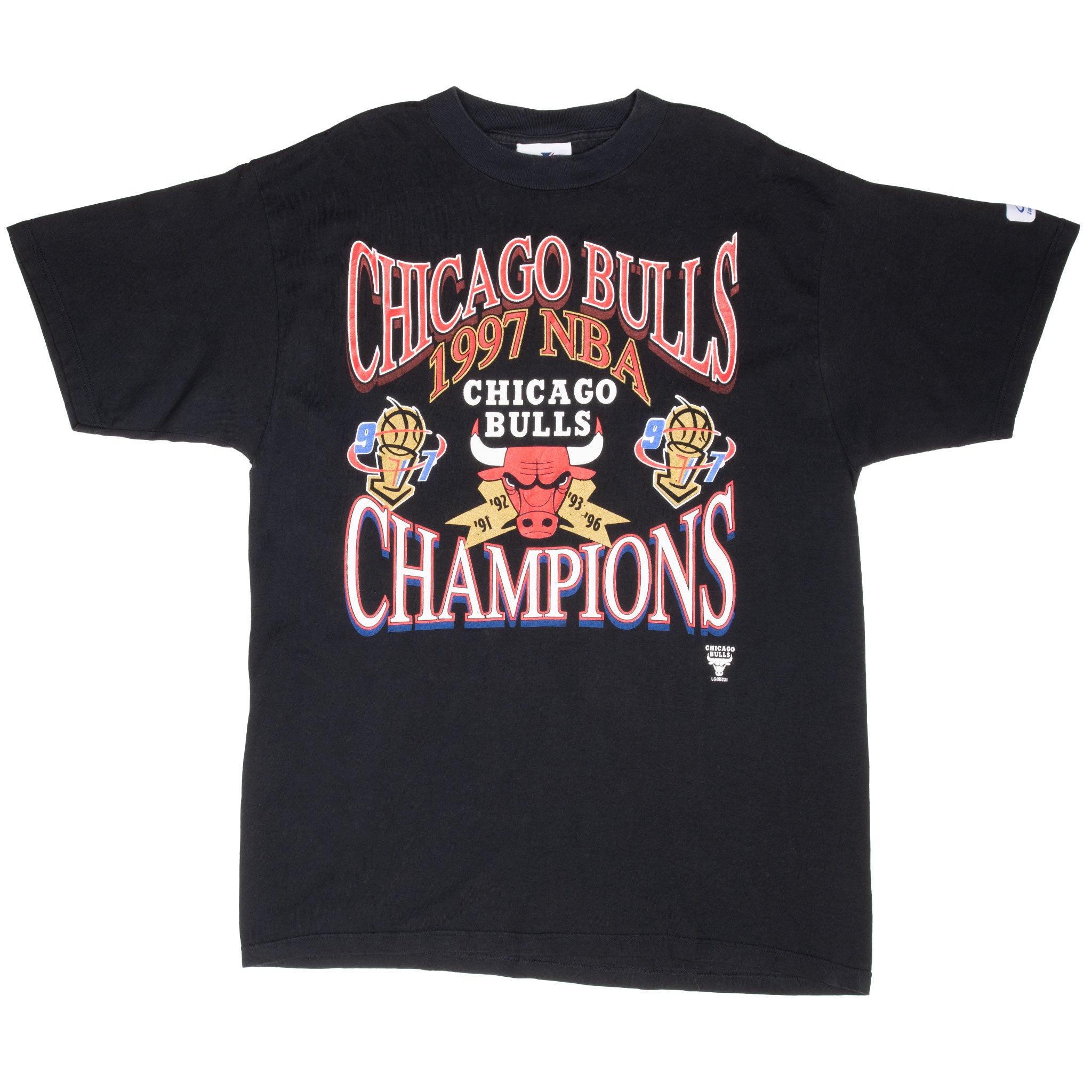 Vintage Chicago Bulls Champions 1997 Tee Shirt Size Large