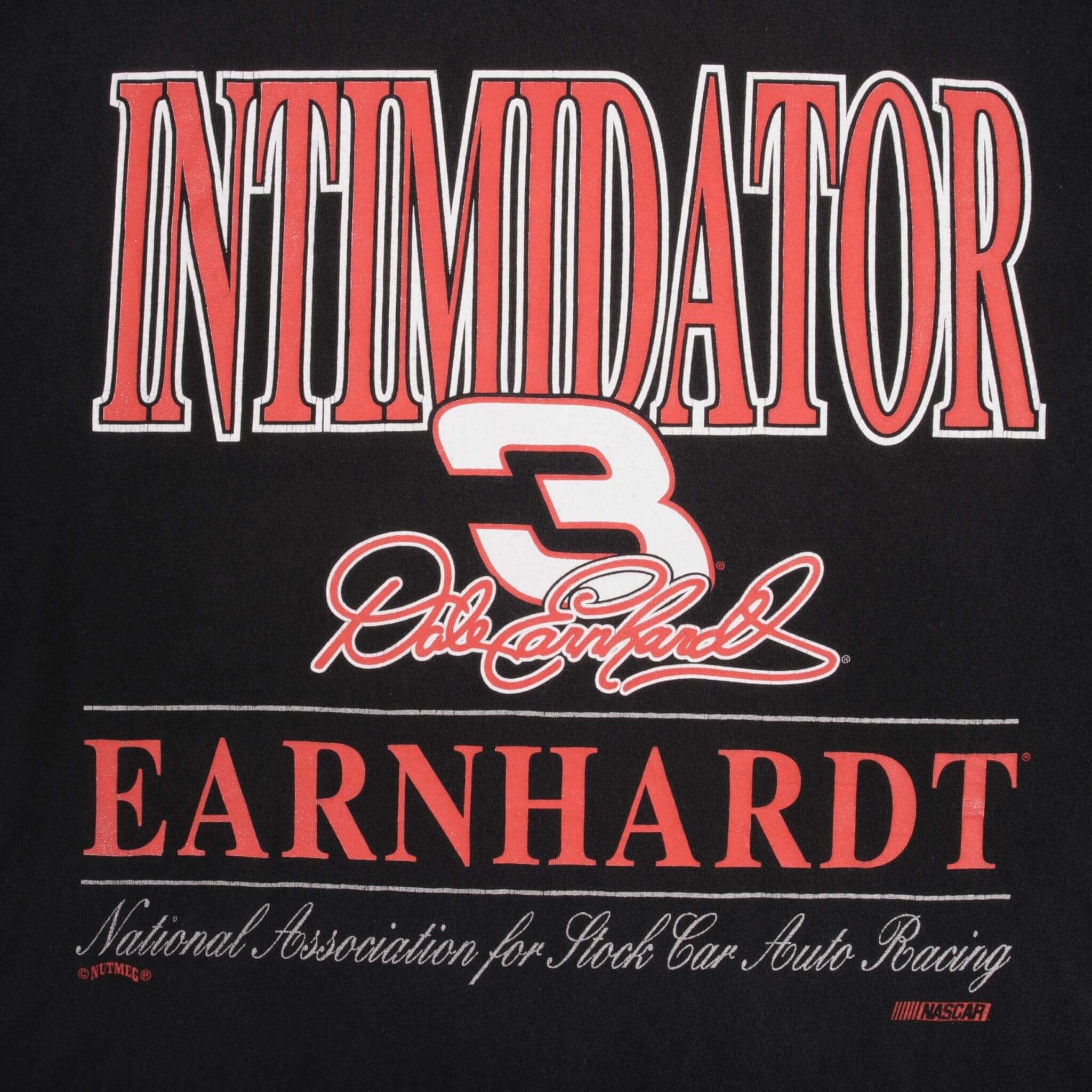 Vintage Nascar Dale Earnhardt Intimidator 3 1990s Tee Shirt Size Large