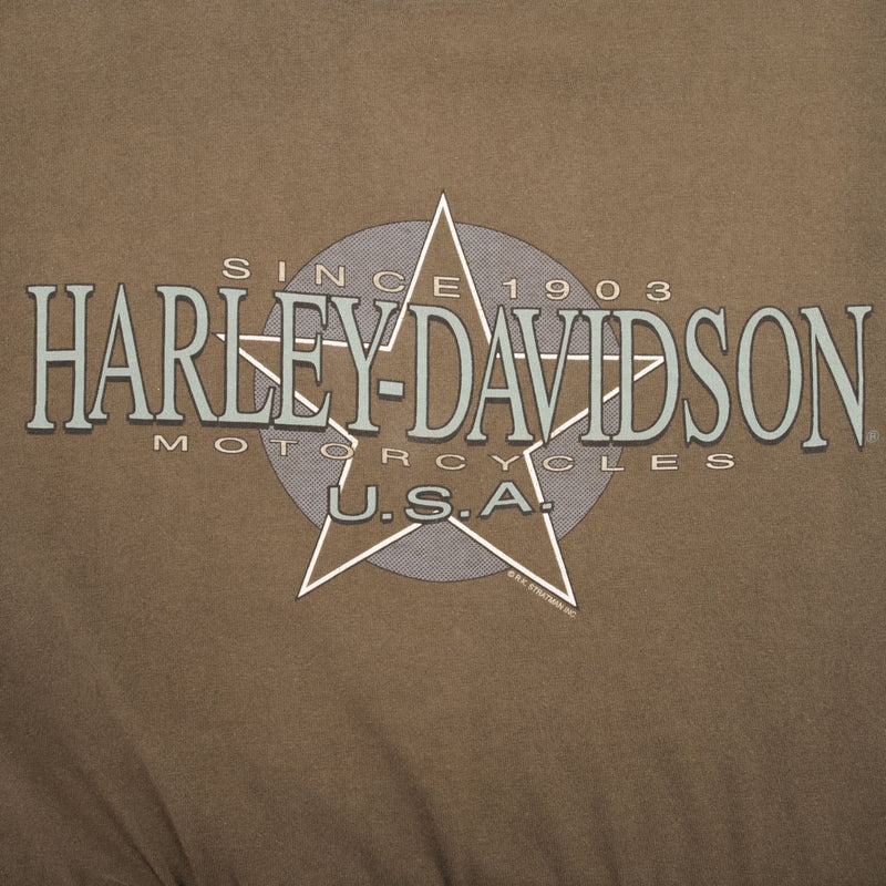 Vintage Harley Davidson Chicago Illinois 1990S Size XL Made In USA With Single Stitch Sleeves
