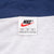 Vintage Nike Classic Swoosh Blue White Windbreaker Jacket 1990S Size XL