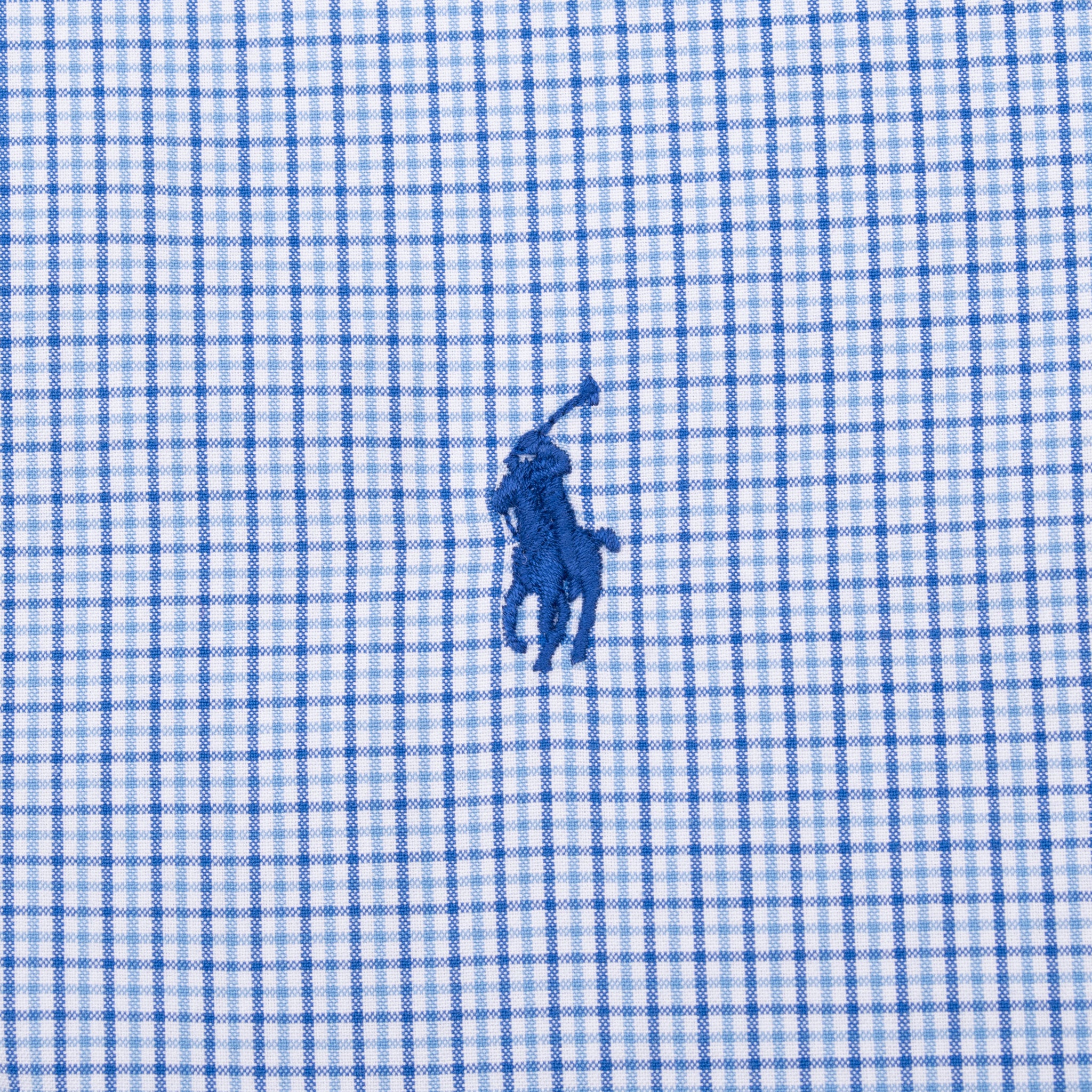 Vintage Ralph Lauren Blue Plaid Shirt 1990S Size XL