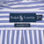 Vintage Ralph Lauren Blue Striped Shirt 1990S Size Medium 16 X 32 - 33