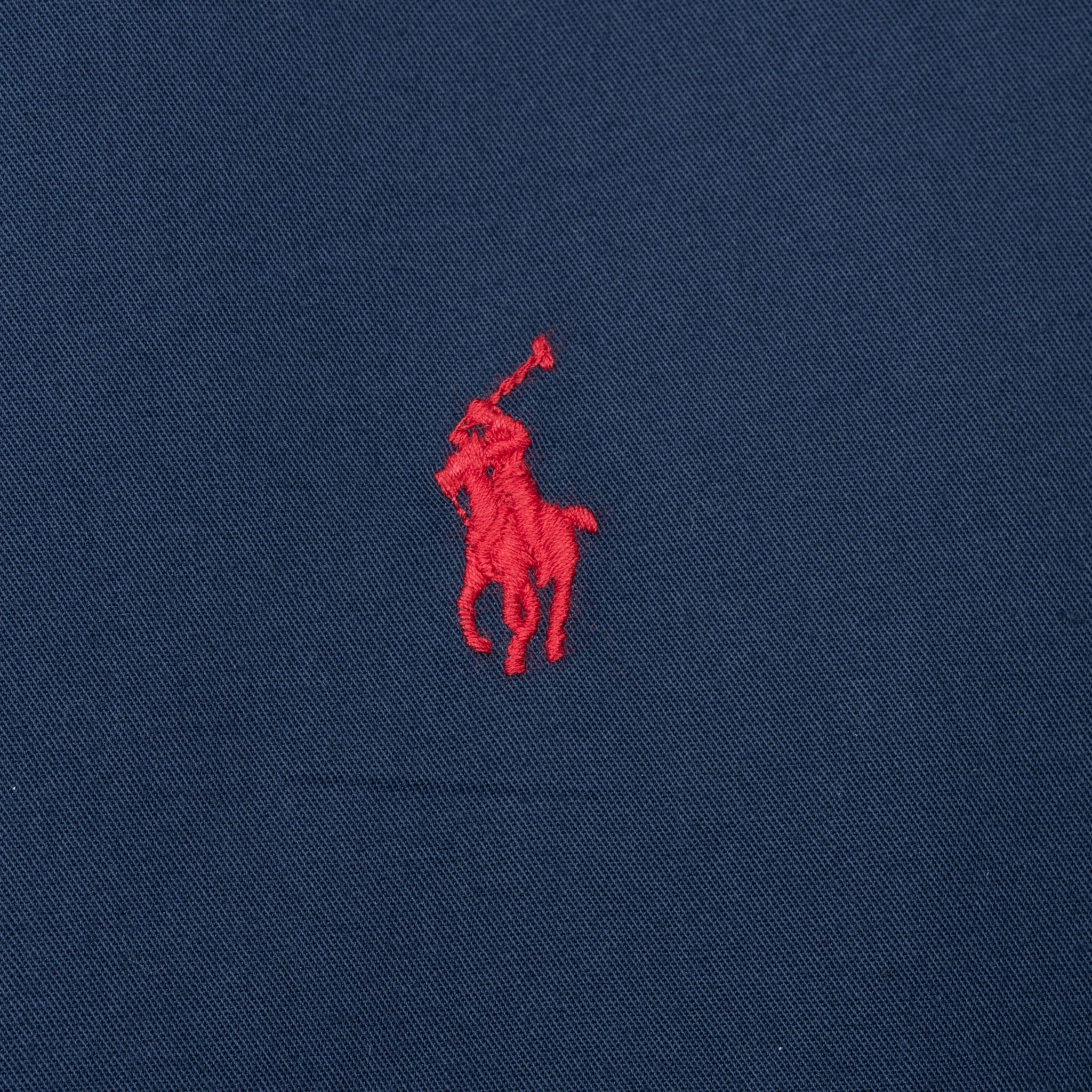 VINTAGE RALPH LAUREN NAVY BLUE SHIRT 1990S SIZE LARGE DEADSTOCK