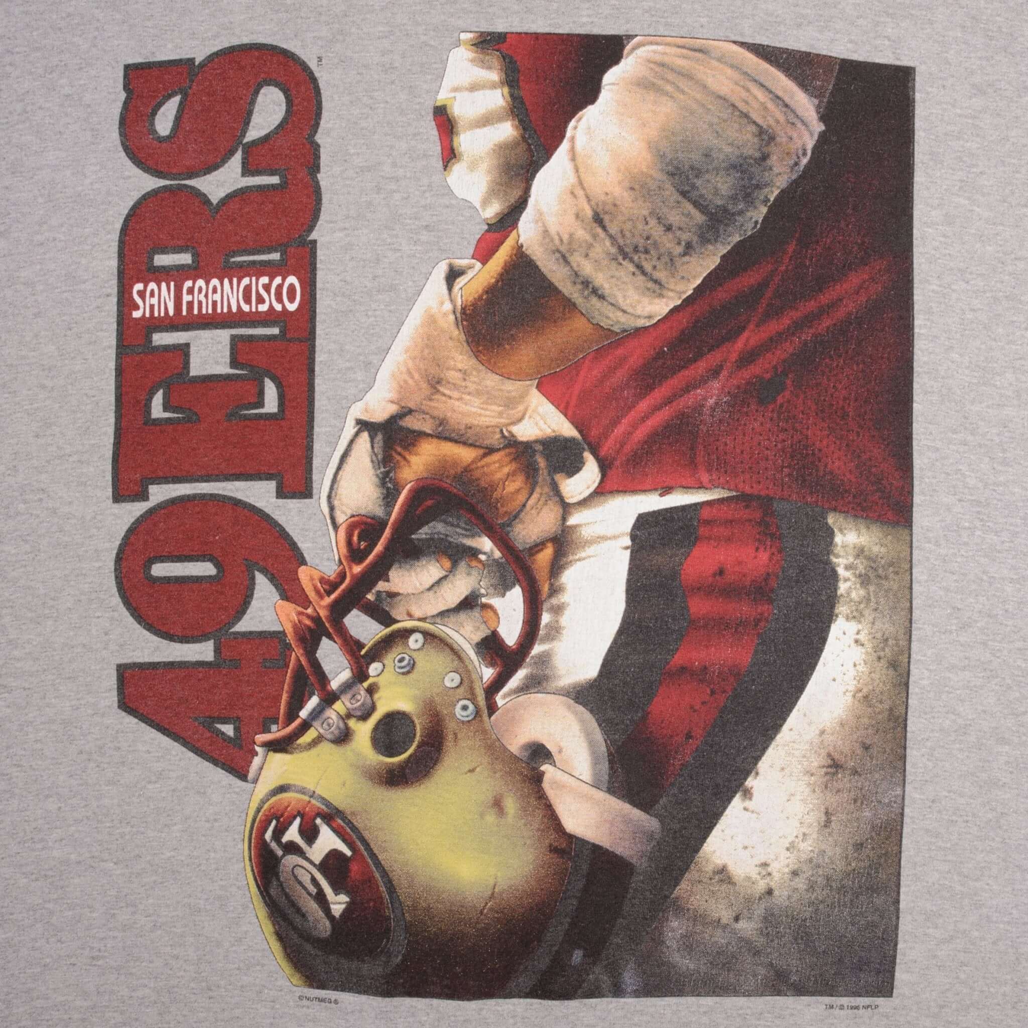 Vintage NFL San Francisco 49ERS 1996 Tee Shirt Size 2XL
