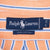 VINTAGE POLO RALPH LAUREN PEACH BLUE STRIPED SHIRT 1990S SIZE 17X33 XL