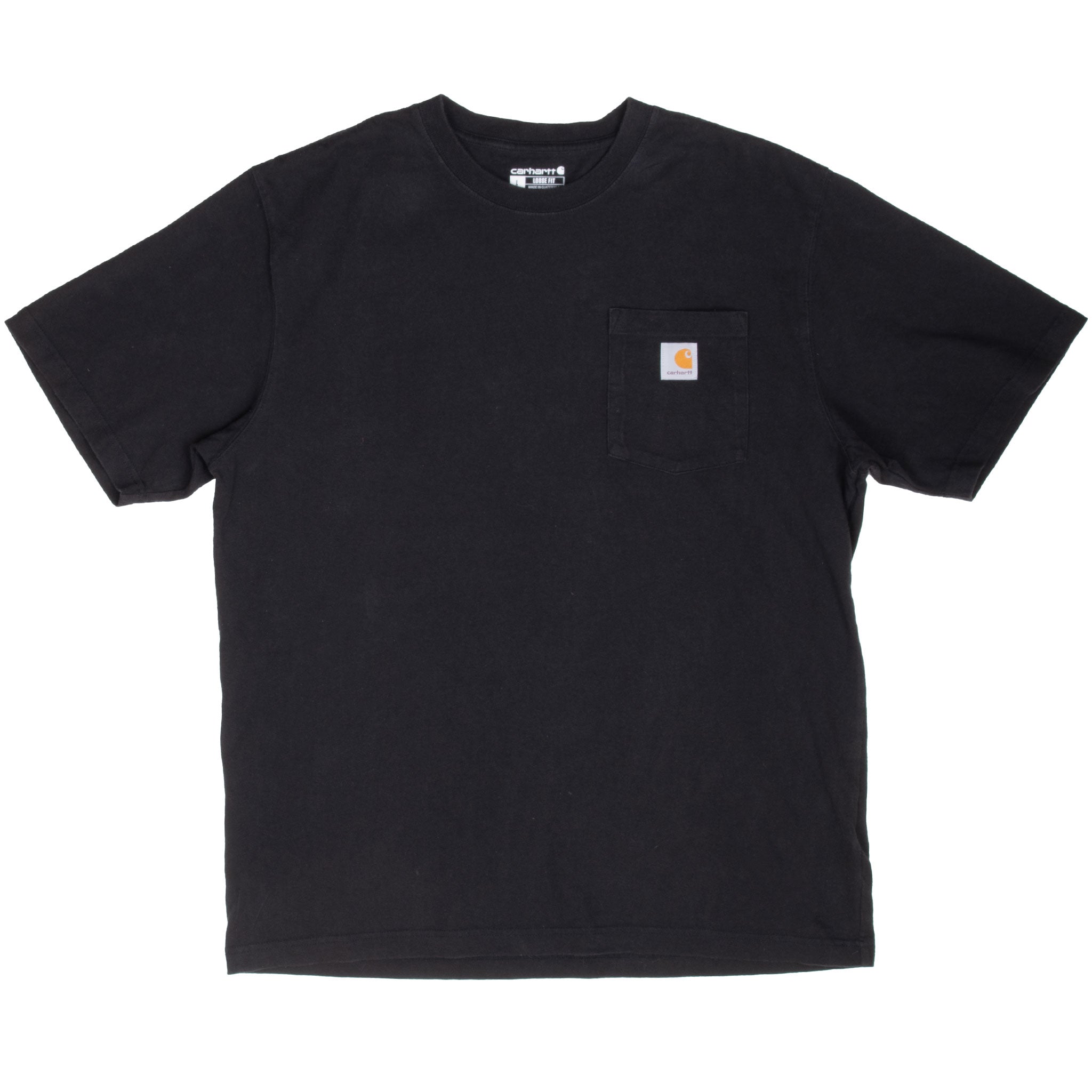 Vintage Carhartt Classic Black Pocket Tee Shirt 2000S Size Large