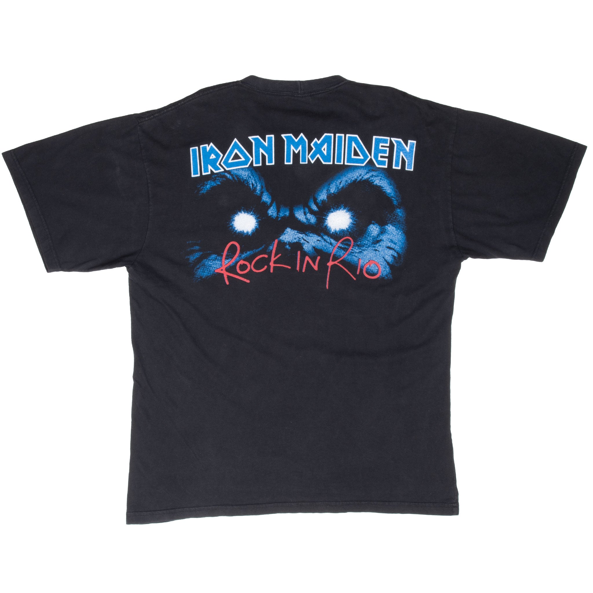 Vintage Iron Maiden Rock In Rio 2002 Tee Shirt Size Large