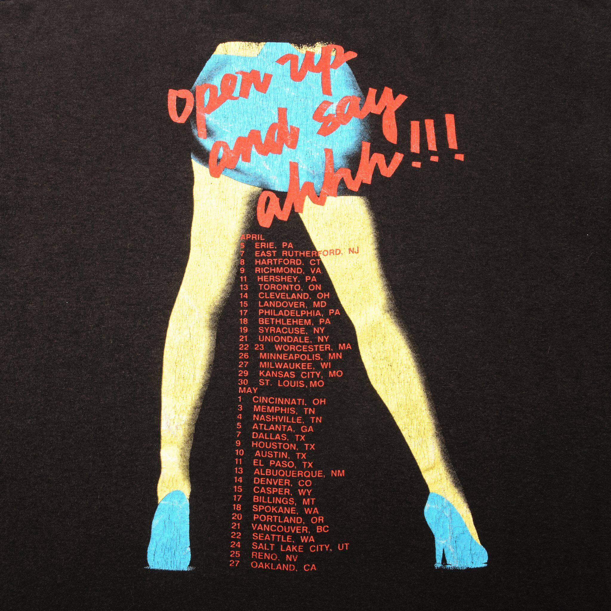 VINTAGE POISON TOUR TEE SHIRT 1988 SIZE LARGE MADE IN USA