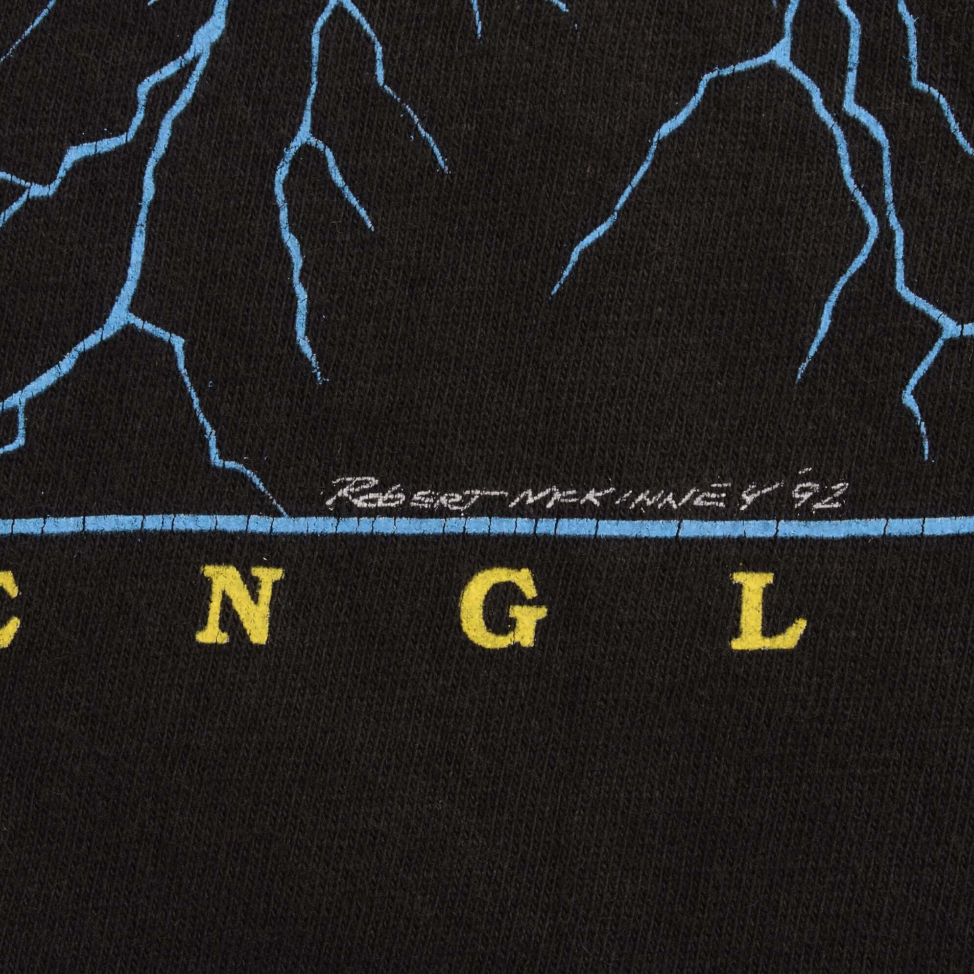 Vintage Drag Racing NHRA Raceway Park Englishtown Nj 1992 Tee Shirt Size XL With Single Stitch Sleeves