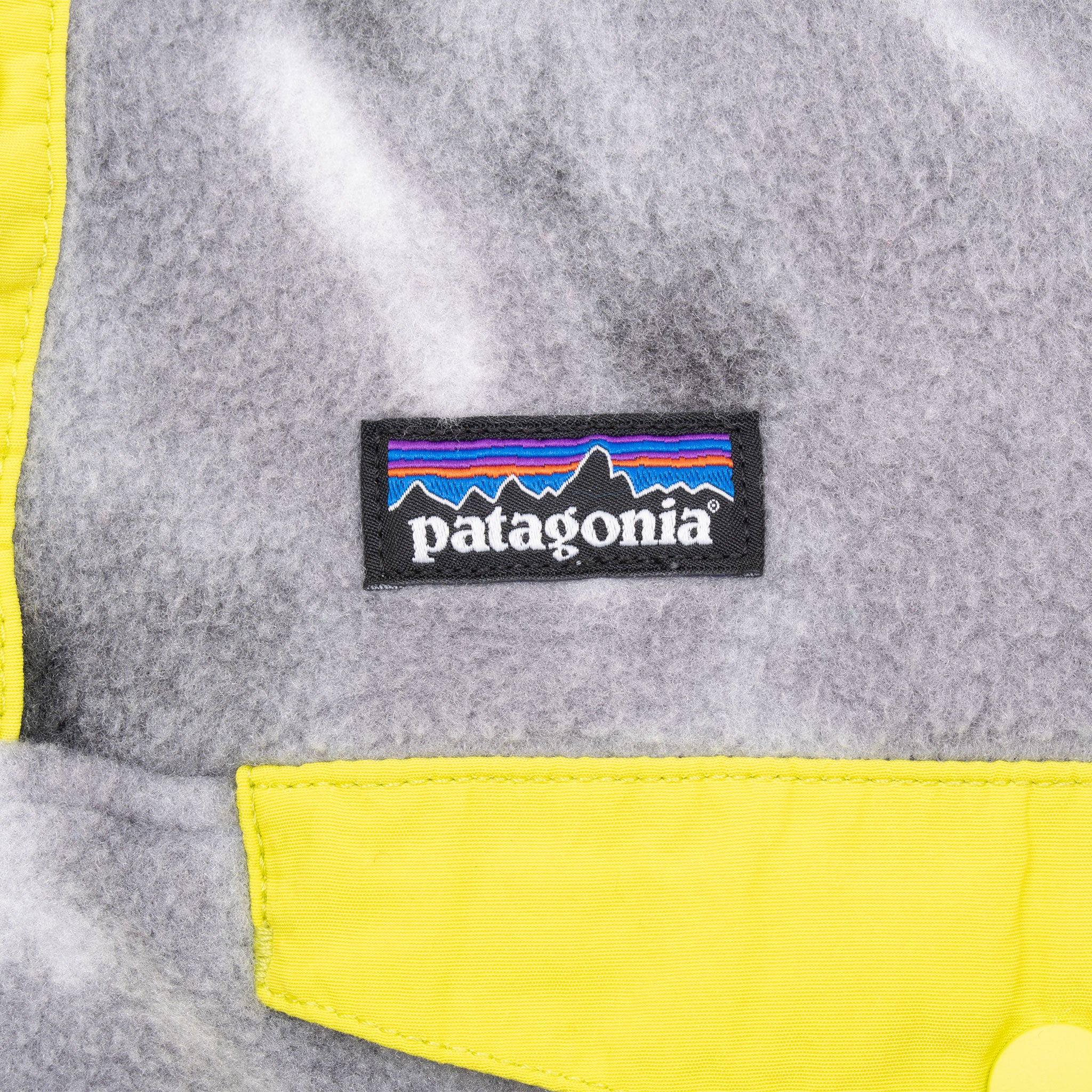 Vintage Patagonia Snap T Grey Marble Fleece Jacket 2017 Size XL Youth (14)