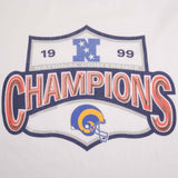 Vintage Nfl Los Angeles Rams Nfc Champions 1999 Tee Shirt Size 2XL