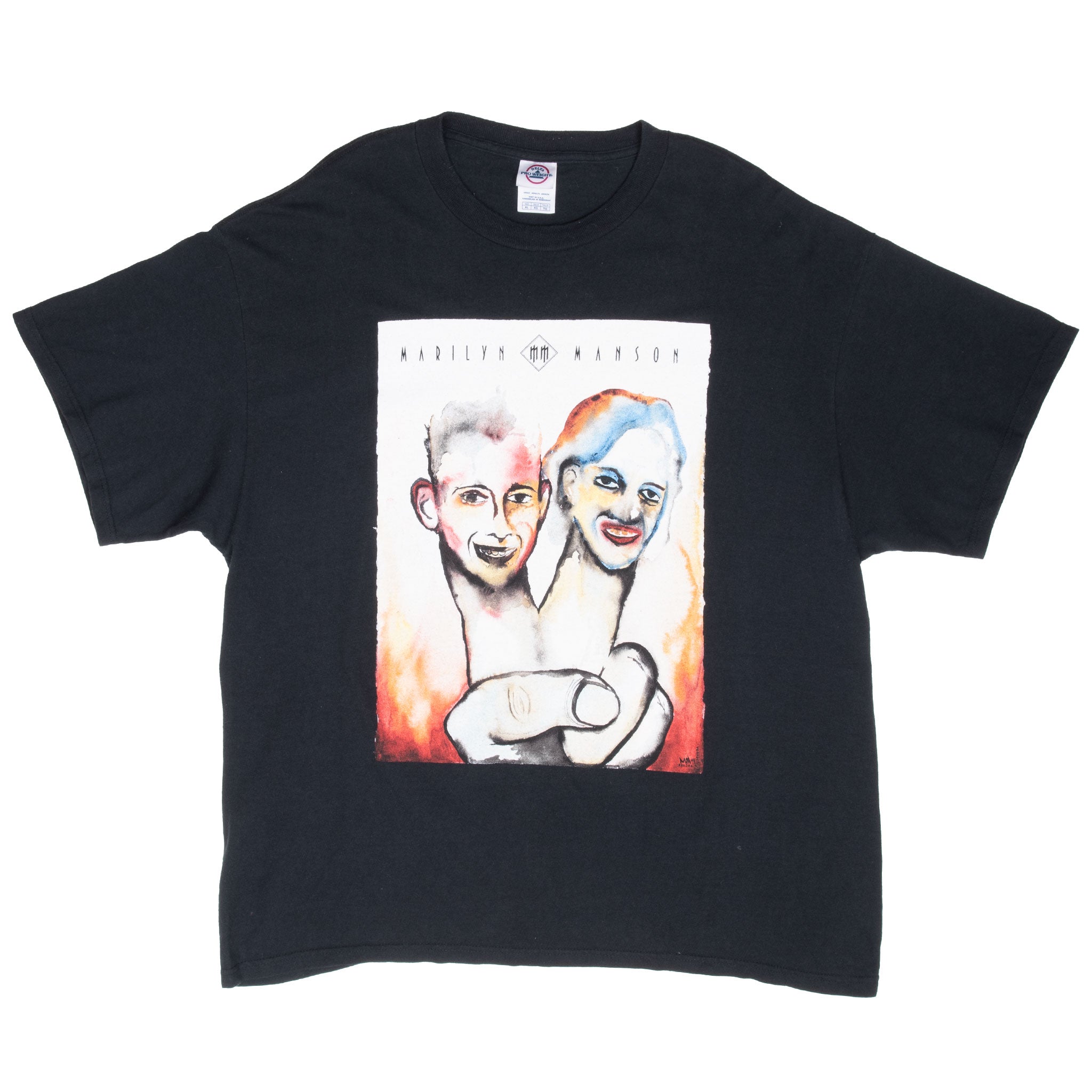 Vintage Marilyn Manson Against All Gods 2004 Tee Shirt Size XL