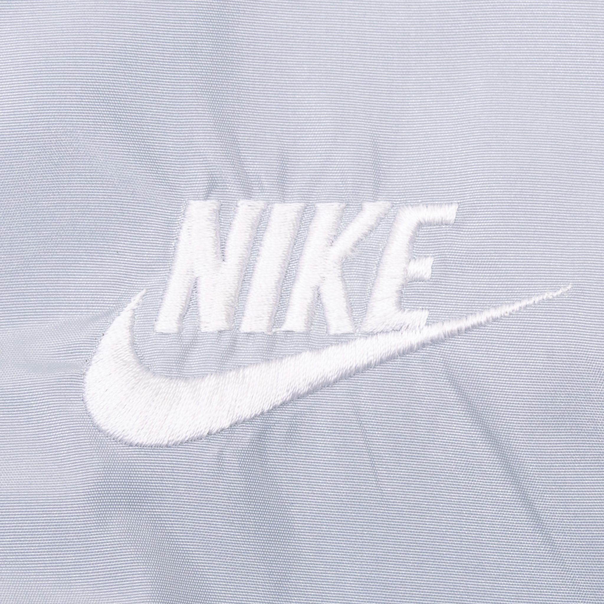 VINTAGE NIKE GREY FULL ZIP HOODED JACKET EARLY 1980S MEDIUM