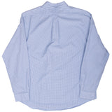 Vintage Ralph Lauren Blue Plaid Shirt 1990S Size XL